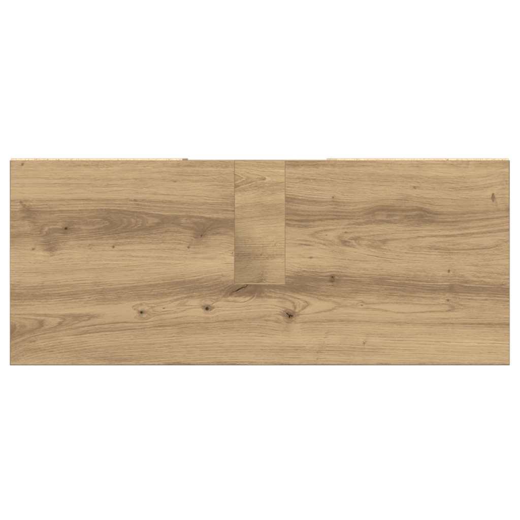 Badeværelsesskab Artisan Egetræ 80 x 33 x 60 cm Konstrueret træ