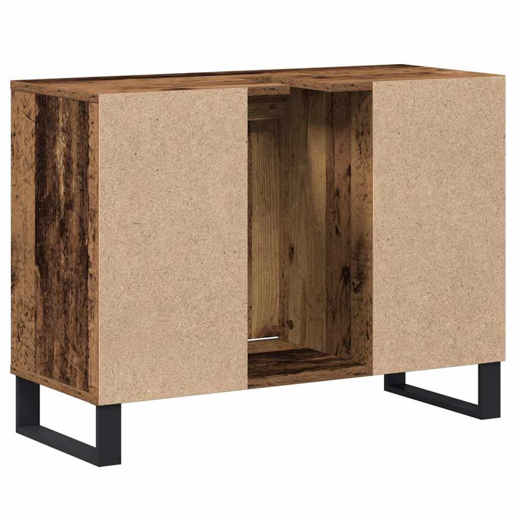 Badeværelsesskab Gammelt træ 80 x 33 x 60 cm Konstrueret træ