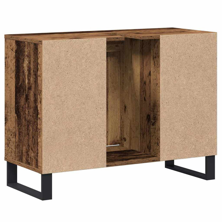 Badeværelsesskab Gammelt træ 80 x 33 x 60 cm Konstrueret træ