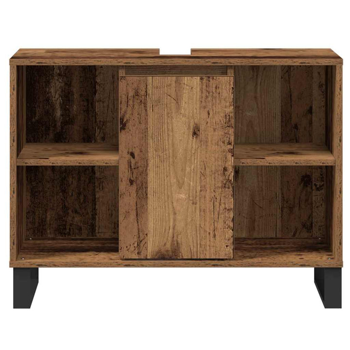 Badeværelsesskab Gammelt træ 80 x 33 x 60 cm Konstrueret træ