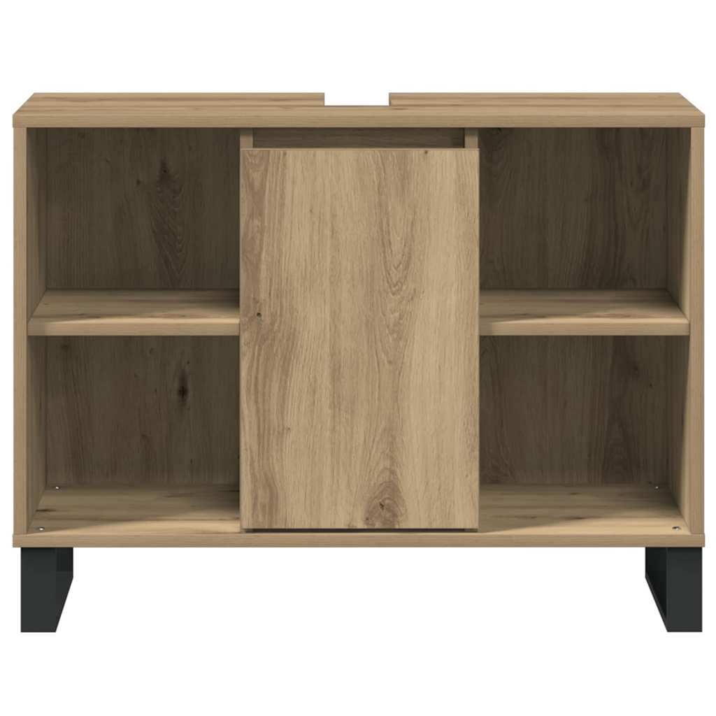Badeværelsesskab Artisan Egetræ 80 x 33 x 60 cm Konstrueret træ