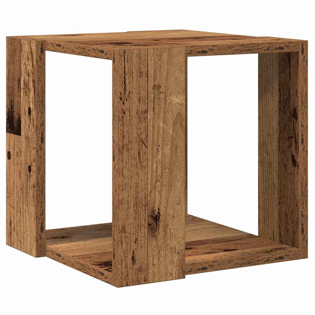 Sofabord Gammelt træ 32 x 32 x 30 cm Konstrueret træ