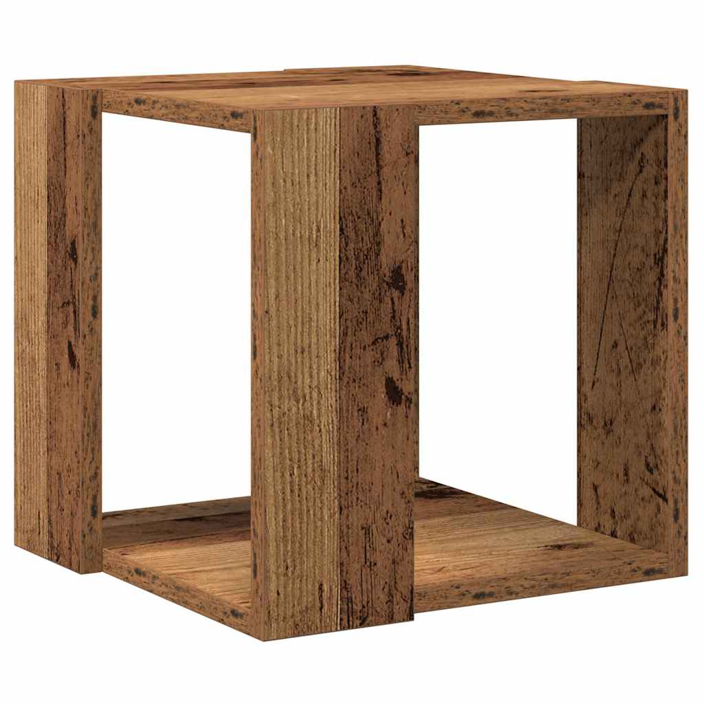 Sofabord Gammelt træ 32 x 32 x 30 cm Konstrueret træ