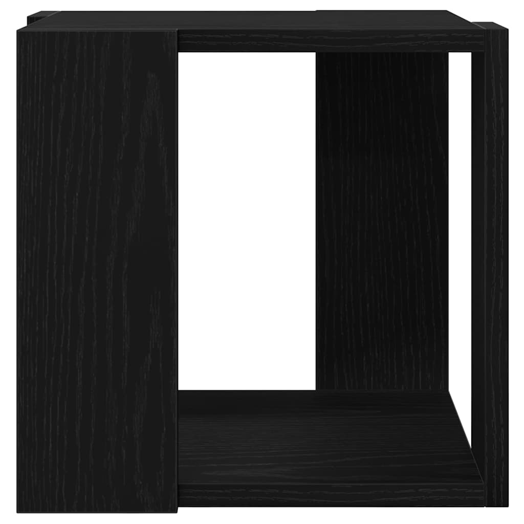 Sofabord Sort eg 32 x 32 x 30 cm Konstrueret træ