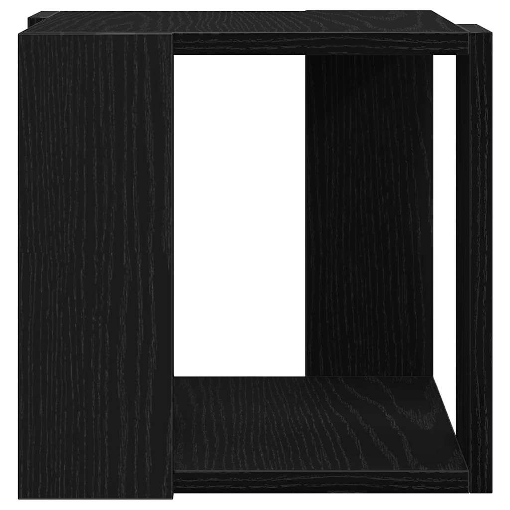 Sofabord Sort eg 32 x 32 x 30 cm Konstrueret træ