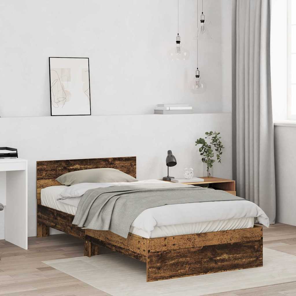 Sengestel Gammelt træ 203 x 104 x 70 cm Konstrueret træ