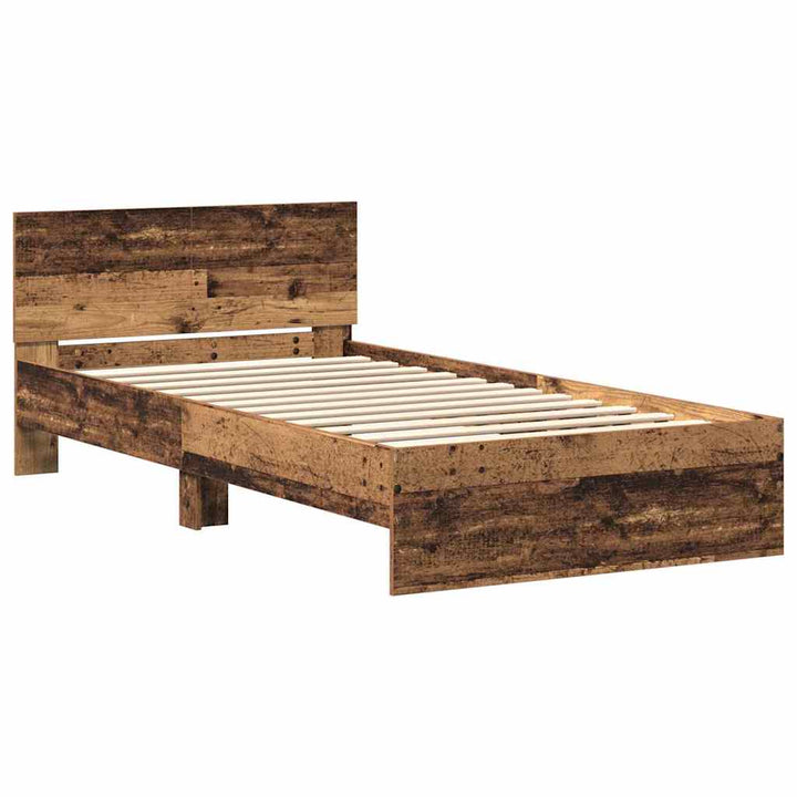 Sengestel Gammelt træ 203 x 104 x 70 cm Konstrueret træ