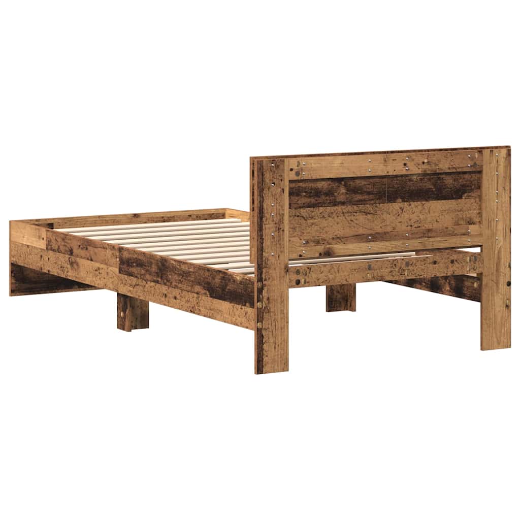 Sengestel Gammelt træ 203 x 104 x 70 cm Konstrueret træ
