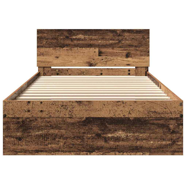 Sengestel Gammelt træ 203 x 104 x 70 cm Konstrueret træ