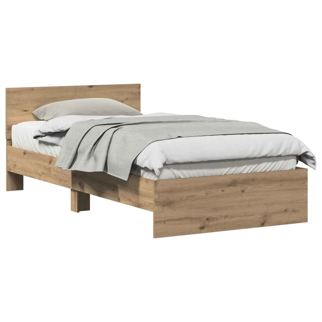 Sengestel Artisan Egetræ 203 x 104 x 70 cm Konstrueret træ