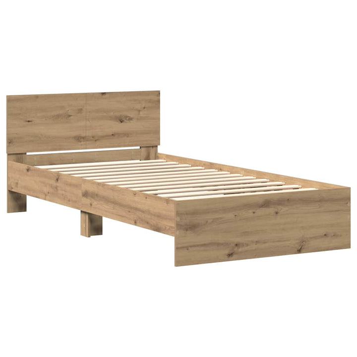 Sengestel Artisan Egetræ 203 x 104 x 70 cm Konstrueret træ