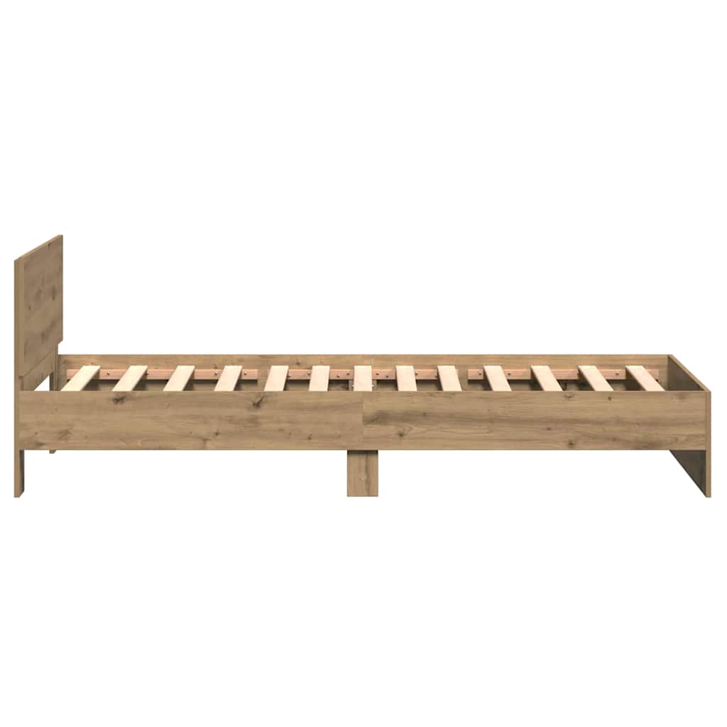 Sengestel Artisan Egetræ 203 x 104 x 70 cm Konstrueret træ