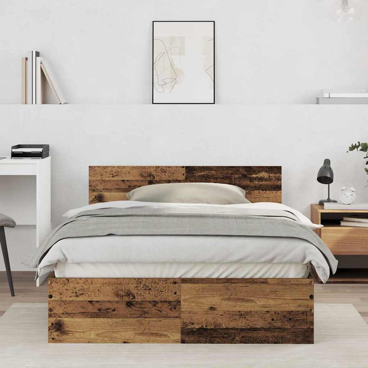 Sengestel Gammelt træ 193 x 125 x 70 cm Konstrueret træ