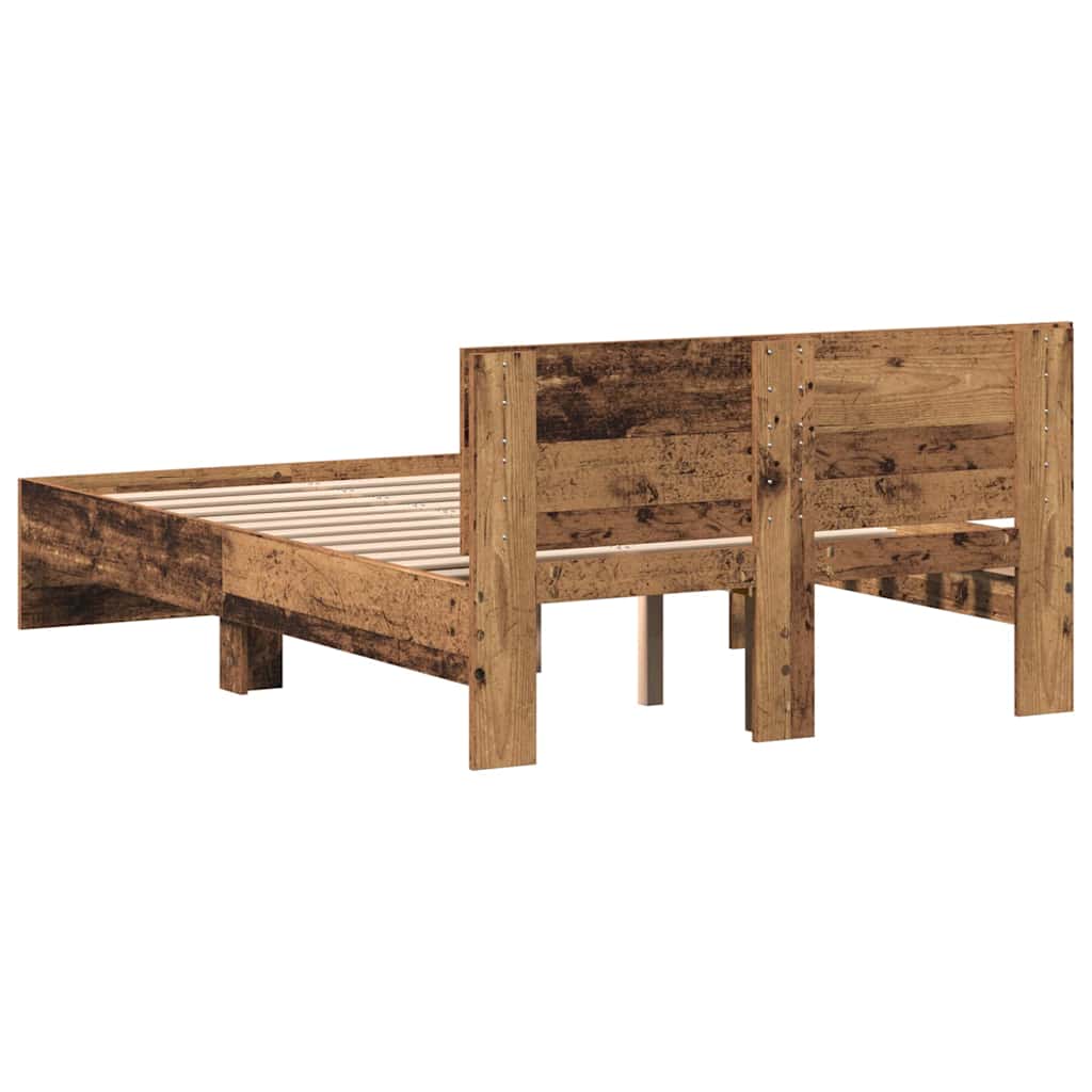 Sengestel Gammelt træ 193 x 125 x 70 cm Konstrueret træ
