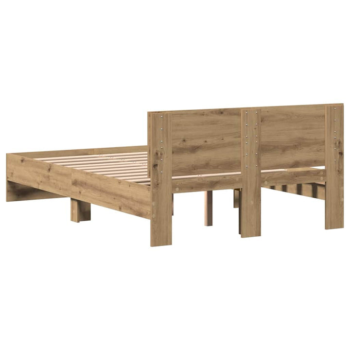 Sengestel med hovedgærde Artisan-eg 193 x 125 x 70 cm
