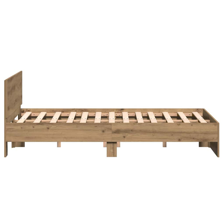 Sengestel med hovedgærde Artisan-eg 193 x 125 x 70 cm