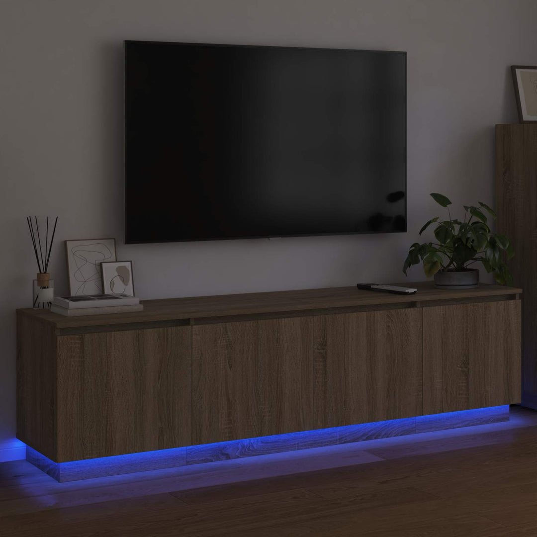 TV-skab Sonoma eg 180 x 38 x 49 cm Konstrueret træ