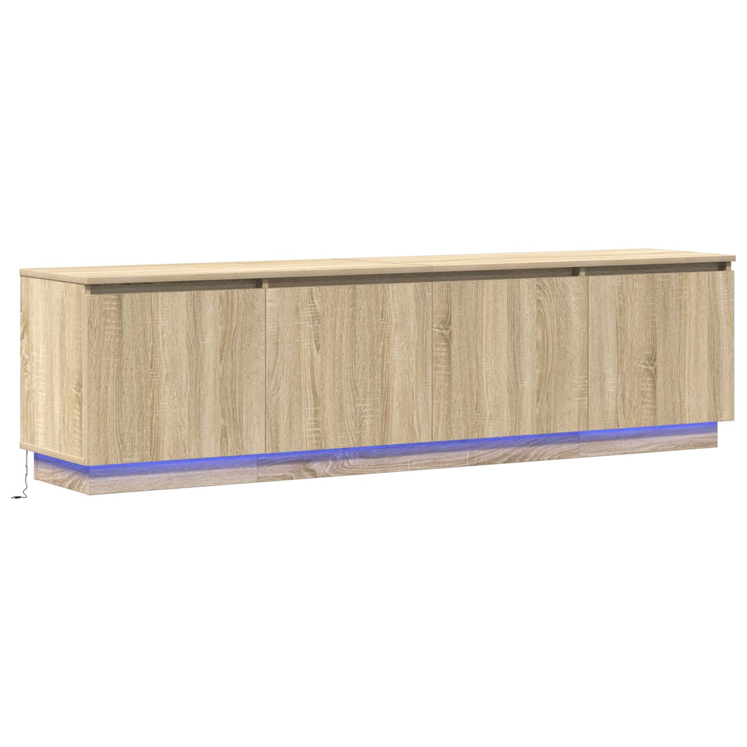TV-skab Sonoma eg 180 x 38 x 49 cm Konstrueret træ