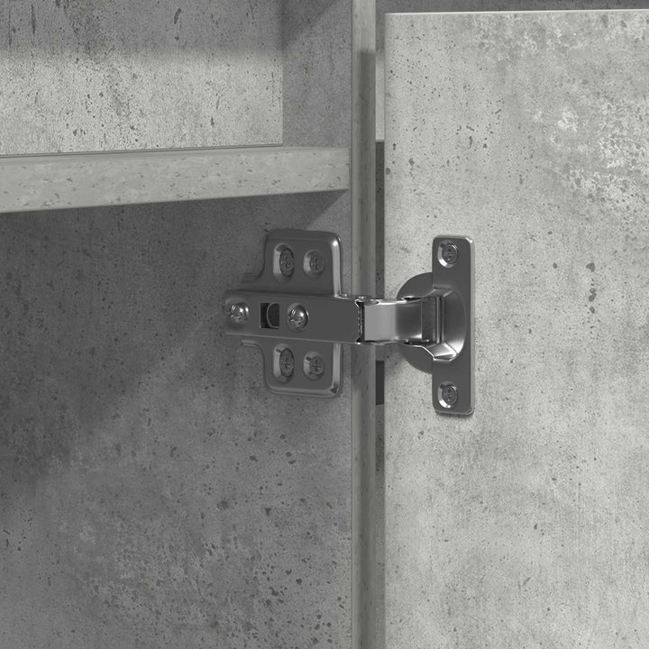 TV-skab Beton Grå 180 x 38 x 49 cm Konstrueret træ