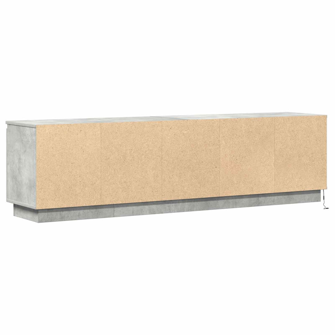 TV-skab Beton Grå 180 x 38 x 49 cm Konstrueret træ