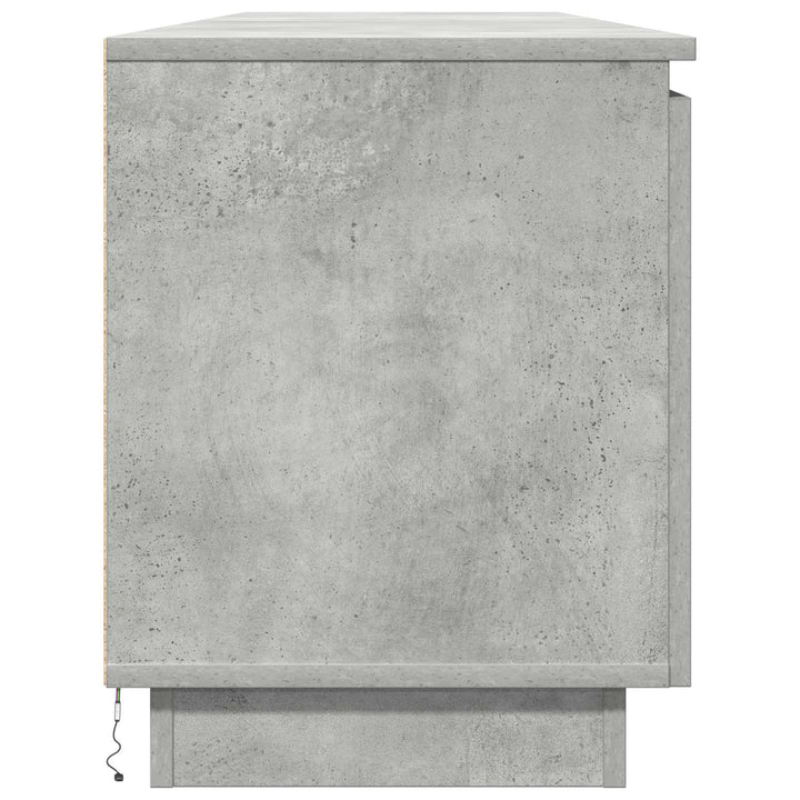 TV-skab Beton Grå 180 x 38 x 49 cm Konstrueret træ