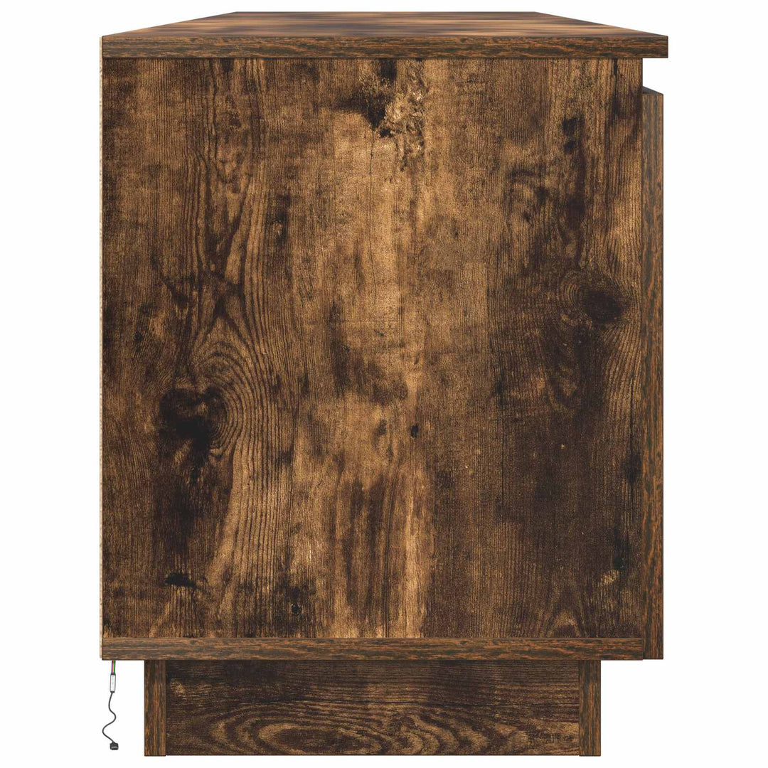 TV-skab Røget eg 180 x 38 x 49 cm Konstrueret træ