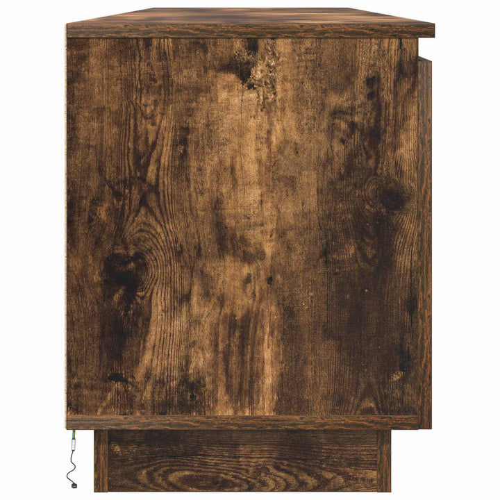 TV-skab Røget eg 180 x 38 x 49 cm Konstrueret træ