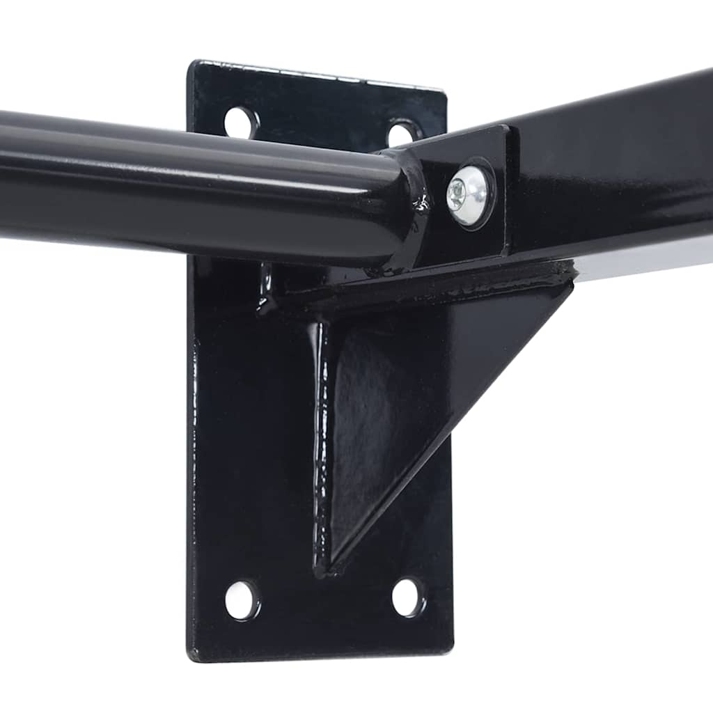 Pull Up Bar Sort og rød 92 x 51 x 18 cm Pulverlakeret stål