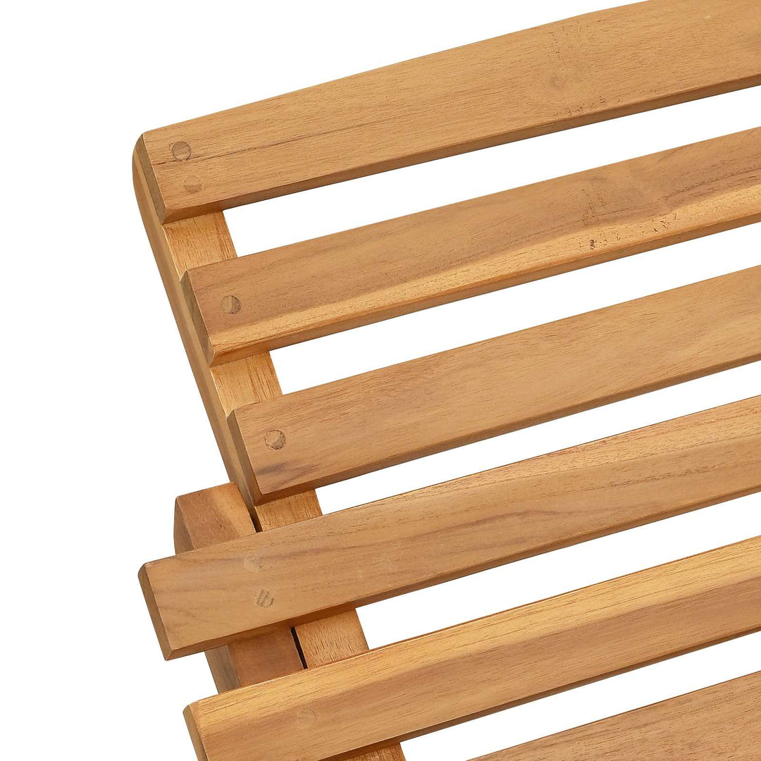 Solstol Brun 198 x 55 x 58,5 cm Massiv Teaktræ