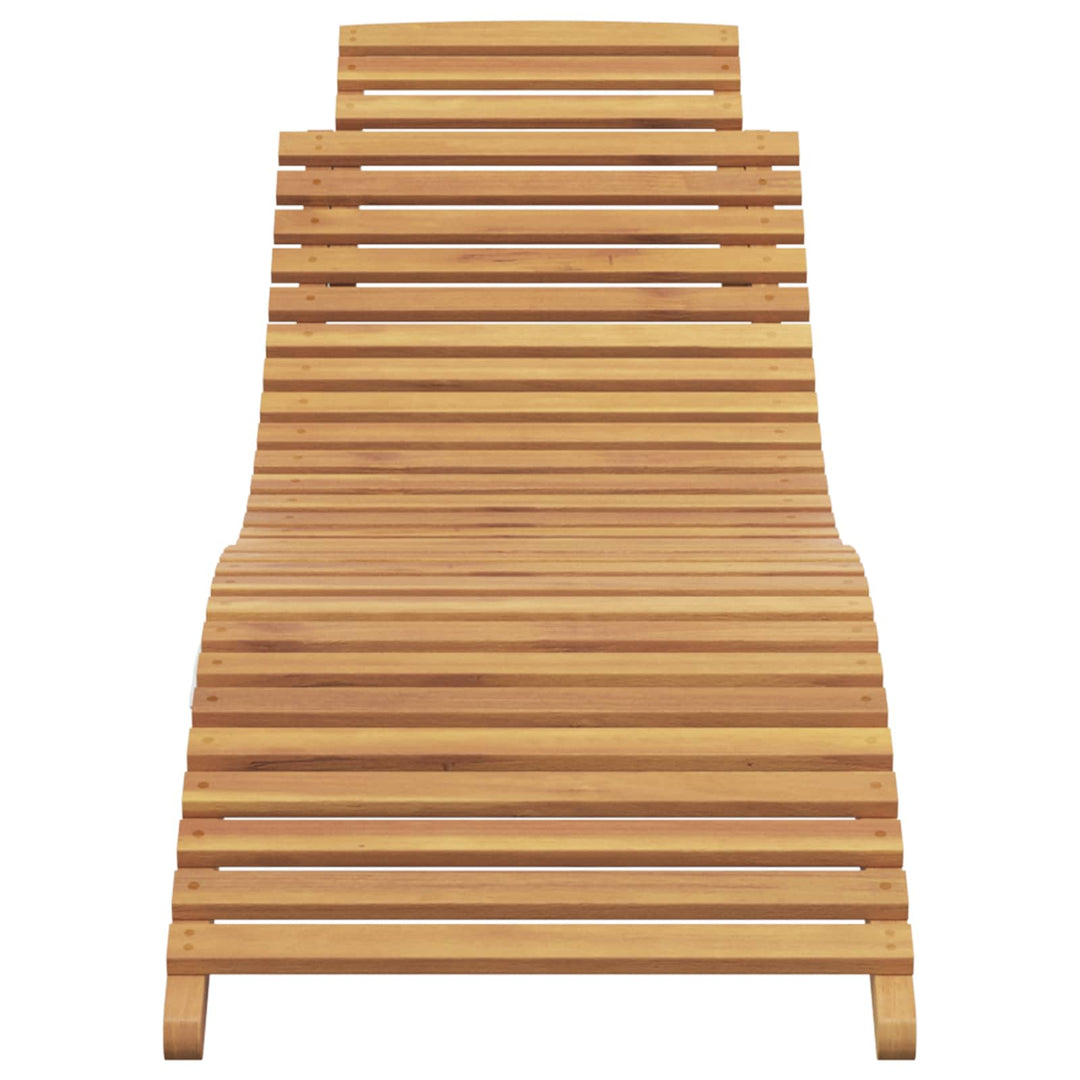 Solstol Brun 198 x 55 x 58,5 cm Massiv Teaktræ