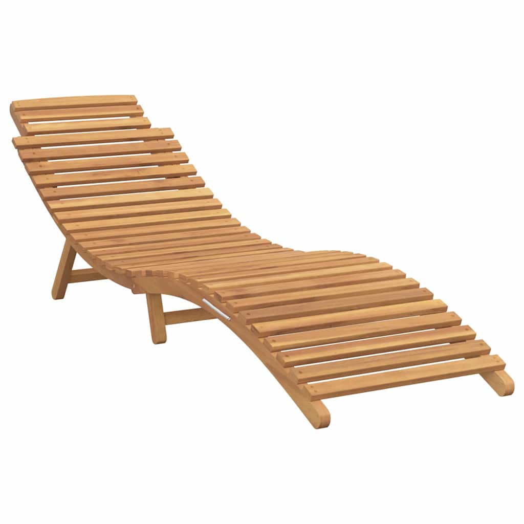 Solstol 2 pcs Brun 198 x 55 x 58,5 cm Massiv Teaktræ