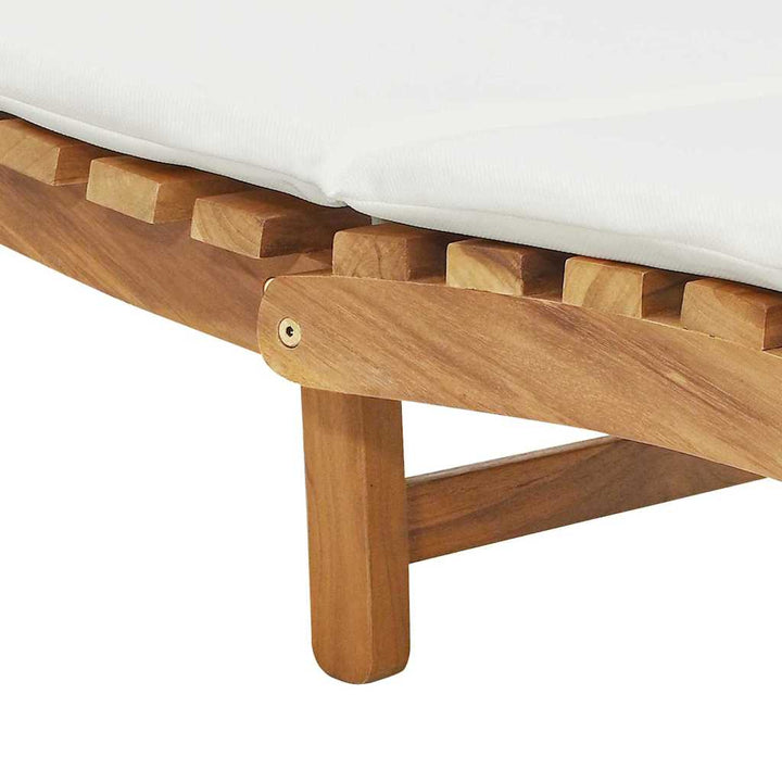 Havemøbel Solseng Brun 198 x 55 x 58,5 cm Massiv Teaktræ