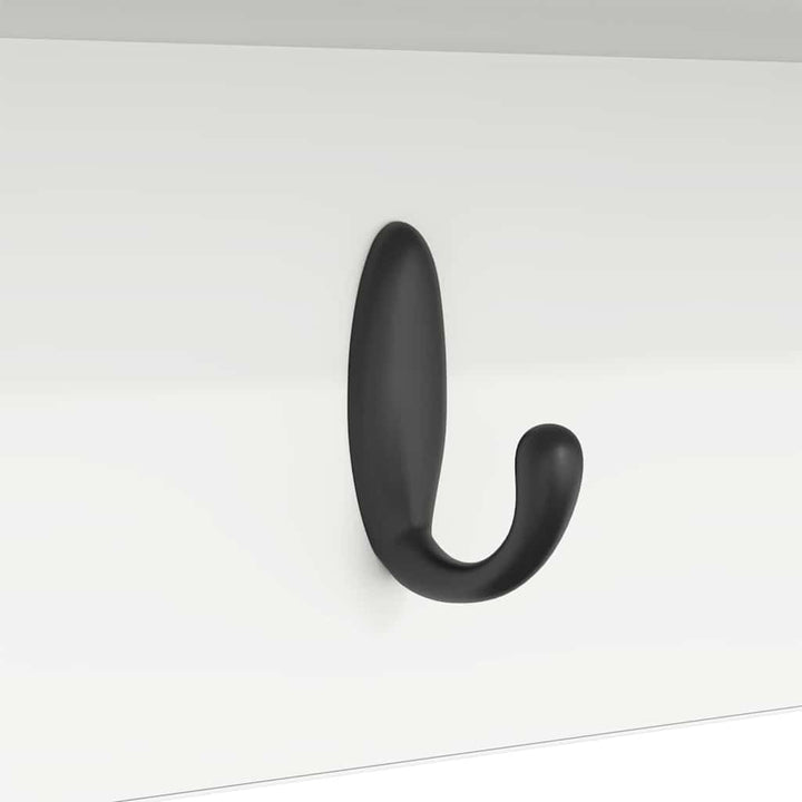 Vægmonteret Jakkeholder Vægmonteret Hvid 50 x 16 x 26 cm