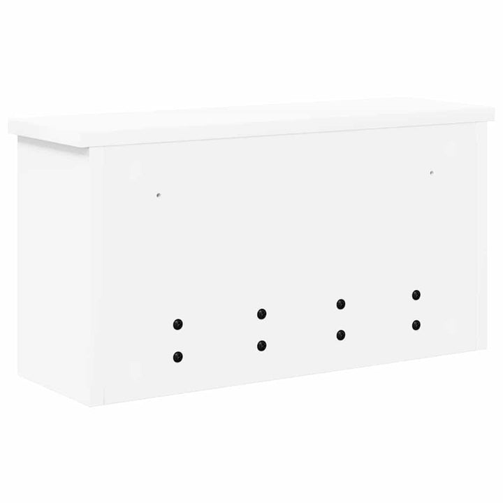 Vægmonteret Jakkeholder Vægmonteret Hvid 50 x 16 x 26 cm