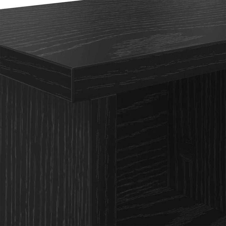 Vægmonteret Jakkeholder Vægmonteret Sort eg 50 x 16 x 26 cm