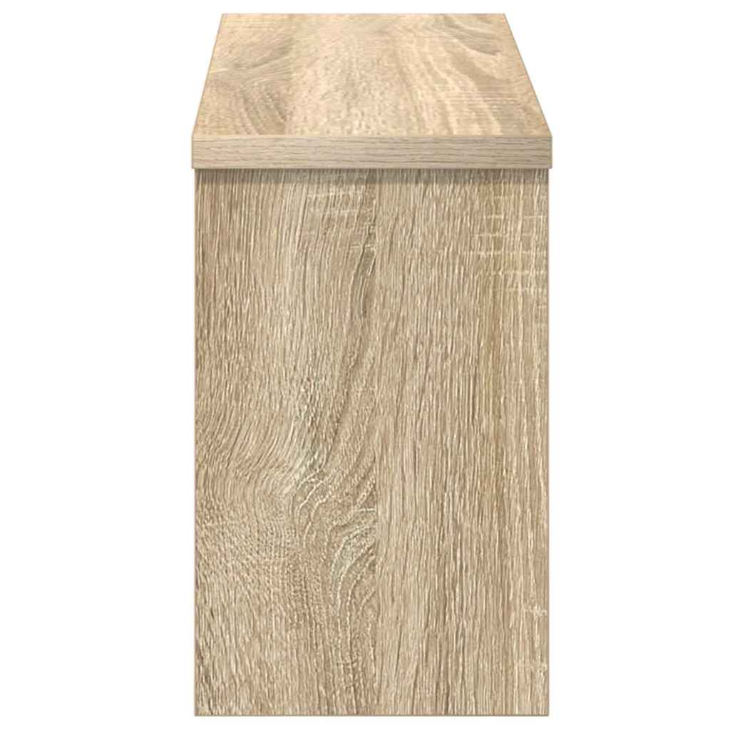 Vægmonteret Jakkeholder med hylde Sonoma eg 50 x 16 x 26 cm