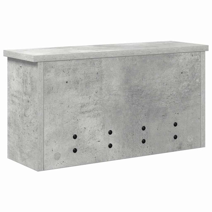 Vægmonteret Jakkeholder Vægmonteret Beton Grå 50 x 16 x 26 cm