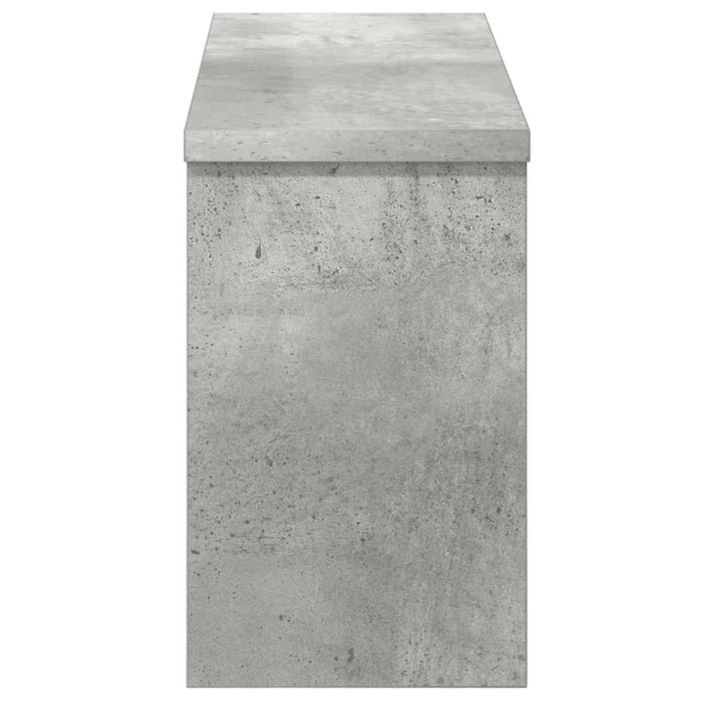 Vægmonteret Jakkeholder Vægmonteret Beton Grå 50 x 16 x 26 cm