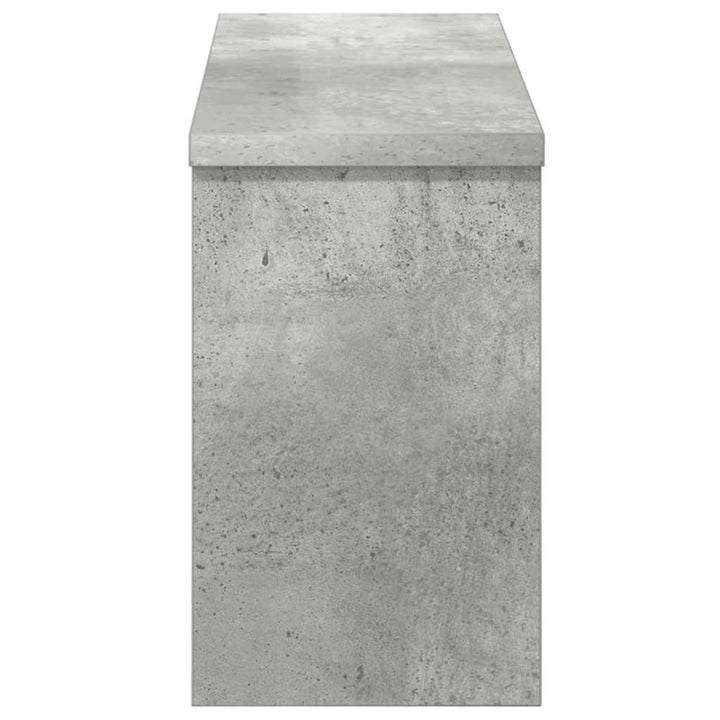 Vægmonteret Jakkeholder Vægmonteret Beton Grå 50 x 16 x 26 cm