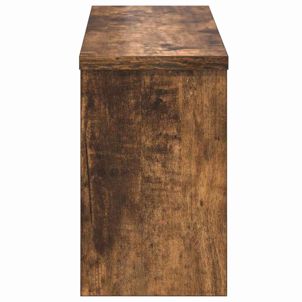Vægmonteret Jakkeholder med hylde Røget eg 50 x 16 x 26 cm