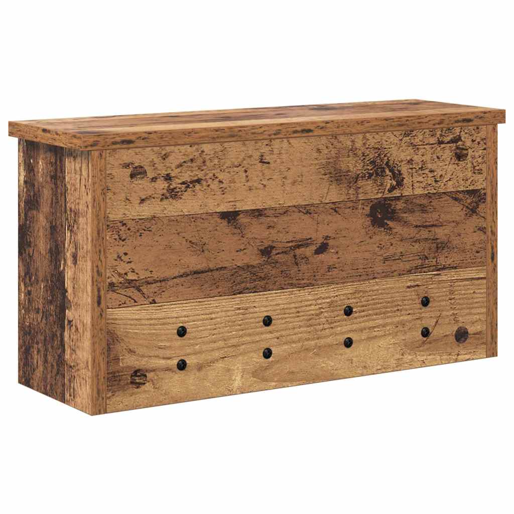 Vægmonteret Jakkeholder Vægmonteret Gammelt træ 50 x 16 x 26 cm