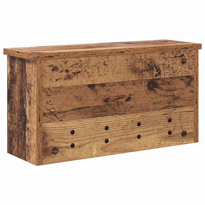 Vægmonteret Jakkeholder Vægmonteret Gammelt træ 50 x 16 x 26 cm
