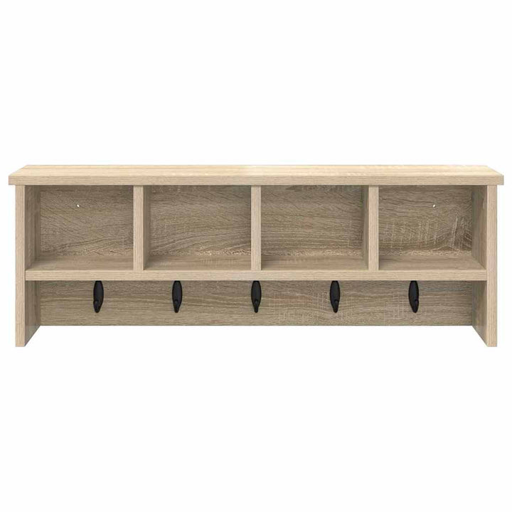 Vægmonteret Jakkeholder Vægmonteret Sonoma eg 75 x 16 x 26 cm