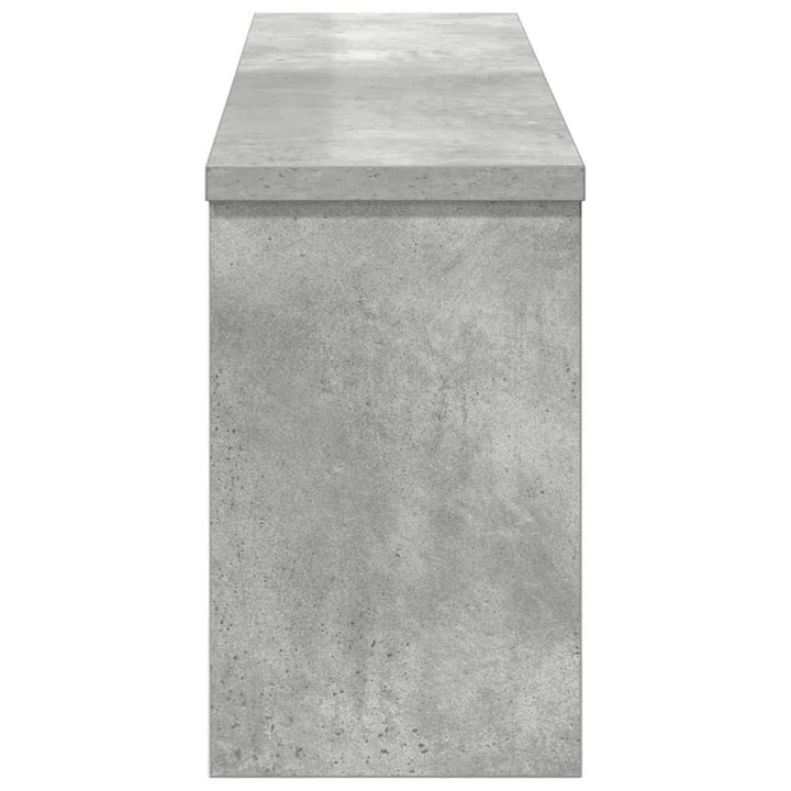 Vægmonteret Jakkeholder Vægmonteret Beton Grå 75 x 16 x 26 cm
