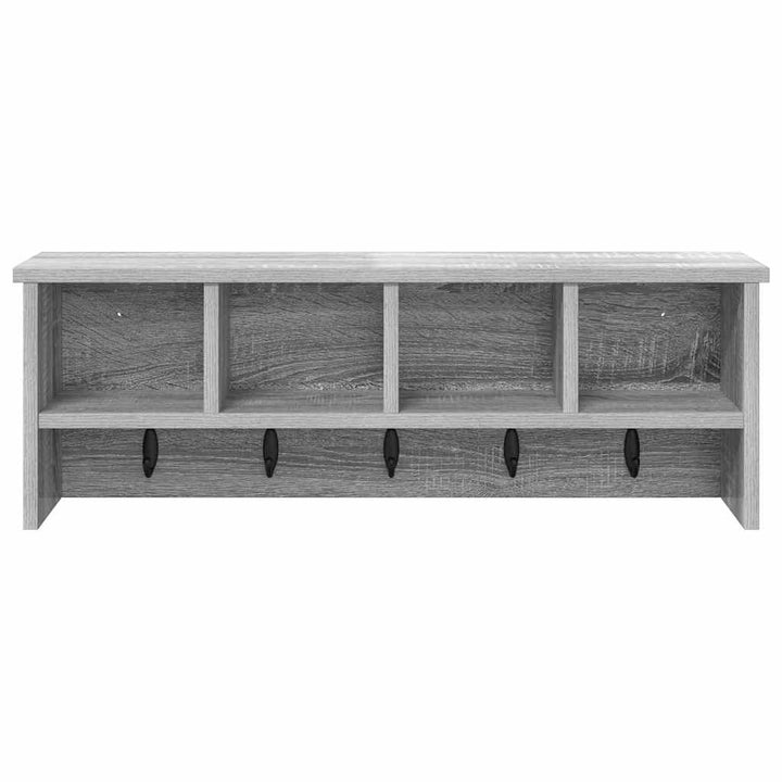 Vægmonteret Jakkeholder Vægmonteret Grå Sonoma 75 x 16 x 26 cm