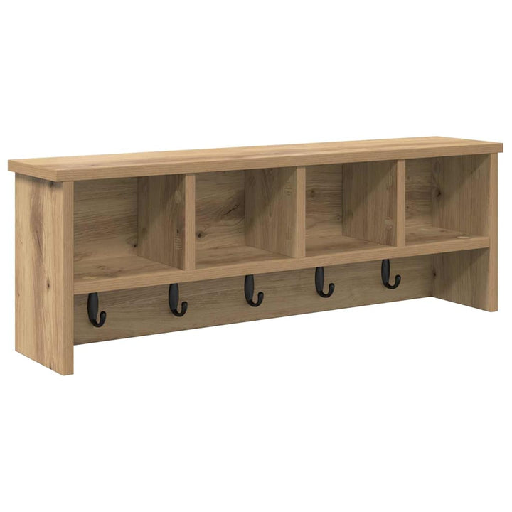 Vægmonteret Jakkeholder Artisan Egetræ 75 x 16 x 26 cm