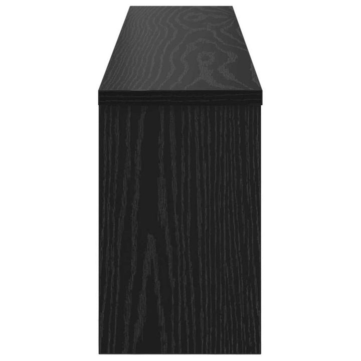 Vægmonteret Jakkeholder Vægmonteret Sort eg 100 x 16 x 26 cm