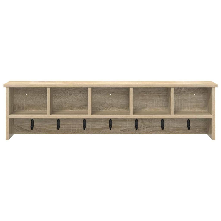 Vægmonteret Jakkeholder Vægmonteret Sonoma eg 100 x 16 x 26 cm