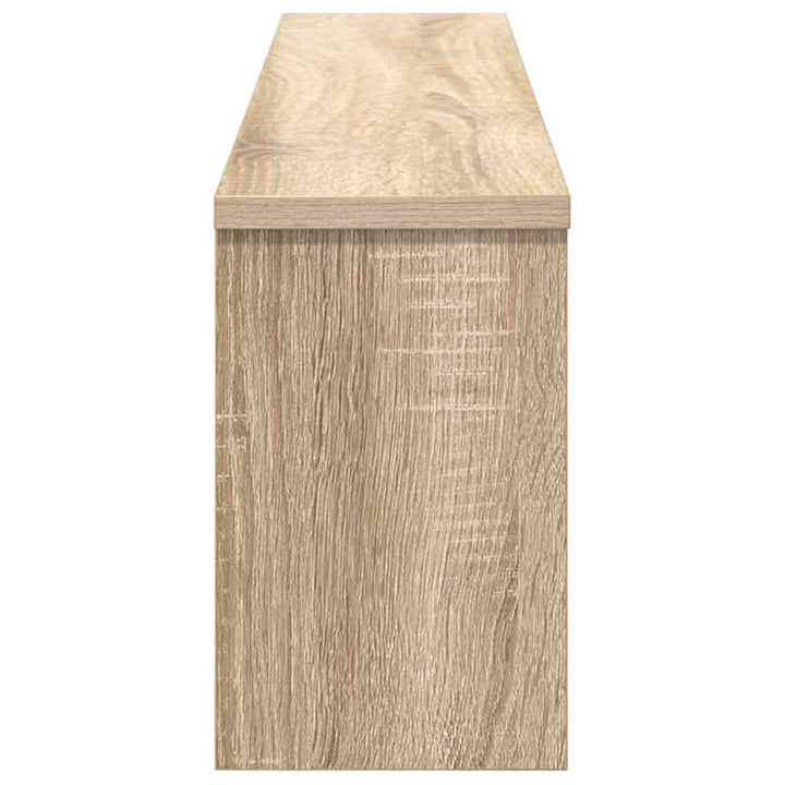 Vægmonteret Jakkeholder med hylde Sonoma eg 100 x 16 x 26 cm