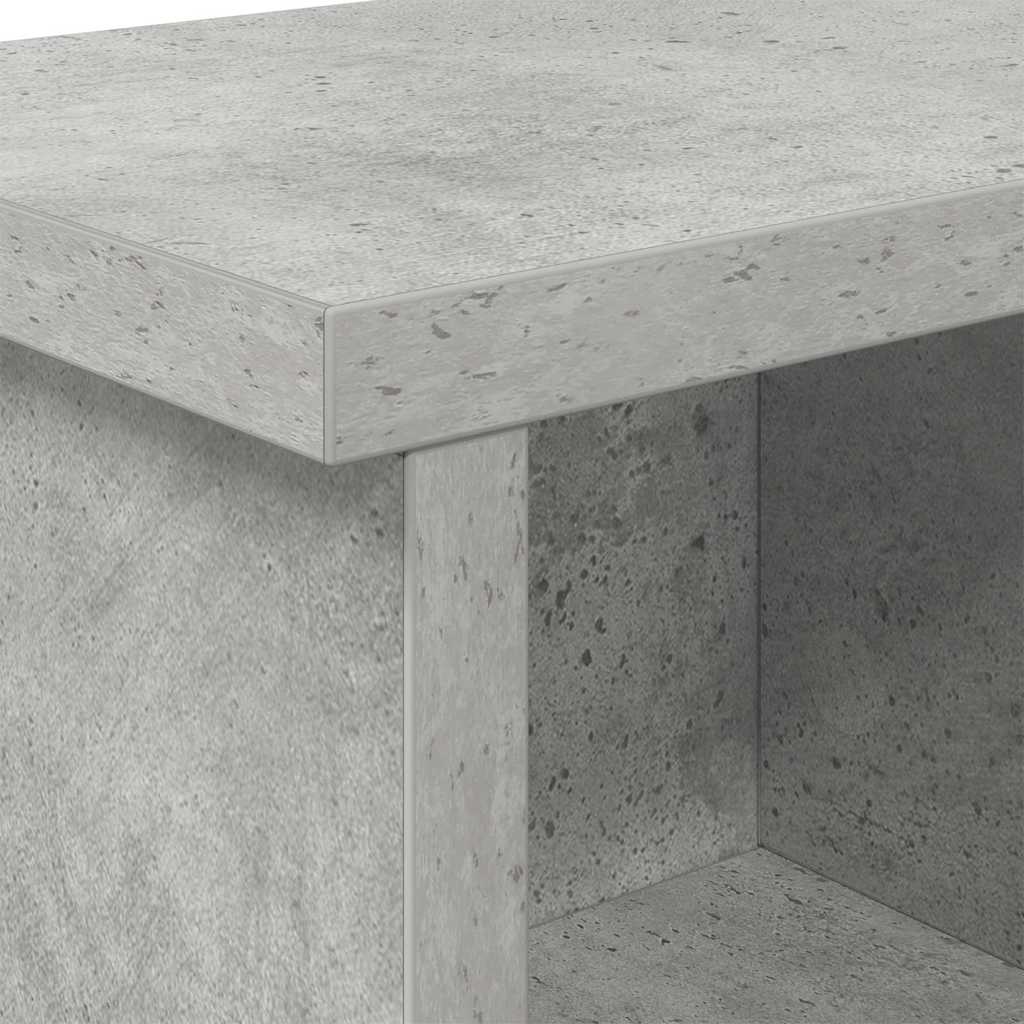 Vægmonteret Jakkeholder Vægmonteret Beton Grå 100 x 16 x 26 cm